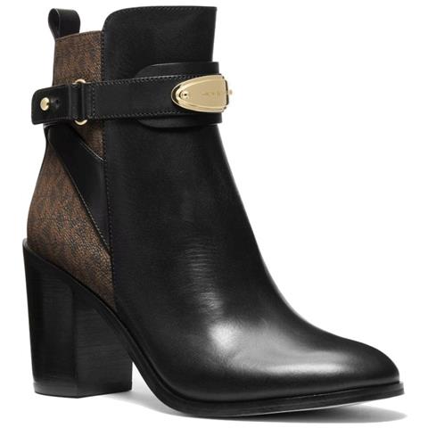 Darcy Heeled Bootie Stivaletti Pelle Di Mucca Scarpe Donna Nero Eu 37, 40f3dche6l-007 - Foto 1