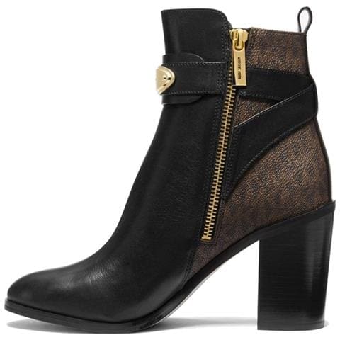 Darcy Heeled Bootie Stivaletti Pelle Di Mucca Scarpe Donna Nero Eu 37, 40f3dche6l-007 - Foto 3