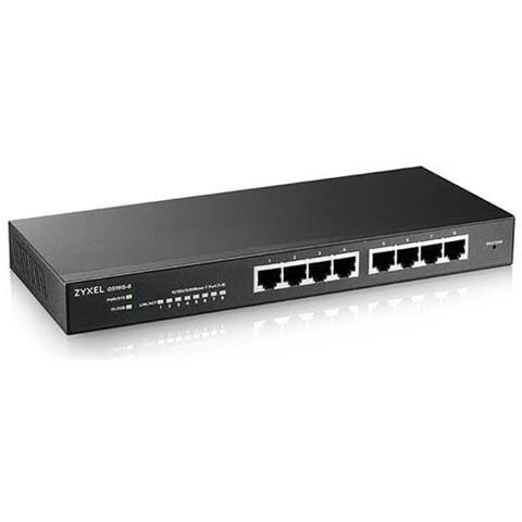 Switch di Rete GS1915-8 Gestito L2 Gigabit Ethernet 10/100/1000 Colore Nero - Foto 2