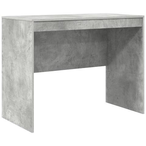Scrivania da scrittura Grigio cemento MDF 100 x 50 x 76 cm - Foto 1