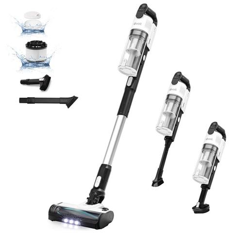 Aspirapolvere Senza Fili a Bastone LVAC-200 Potenza 180 W Autonomia 50 min Colore Nero - Foto 2