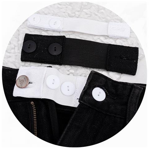 Estensore Per Pantaloni Premaman 4x15cm - Estensione Regolabile Per La Gravidanza White - Foto 6