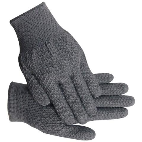 Guanti In Nylon Grigio Con Motivo Ananas (12 Paia) - Guanti Da Lavoro In Maglia, Antiscivolo E Confortevoli - Foto 2