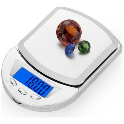 Bilancia Digitale Tascabile - Bilancia Grammi Portatile Per Gioielli Con Tara E Protezione Da Sovraccarico 500 G/0,1 G - Foto 2
