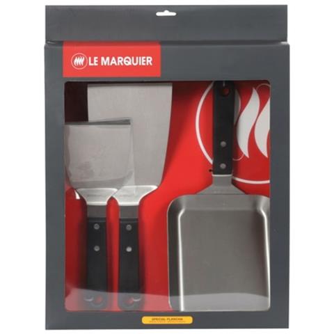 Set Di 3 Spatole Per Griglia In Acciaio Inossidabile - Agr97 - Foto 3