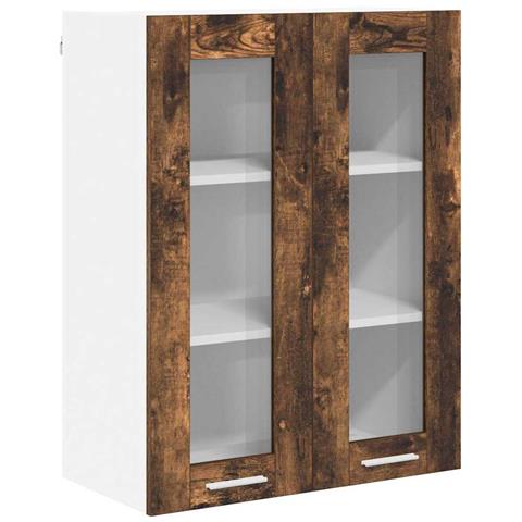 Armadio pensile con porta Riga Rovere fumé 60 x 31 x 80 cm - Foto 1