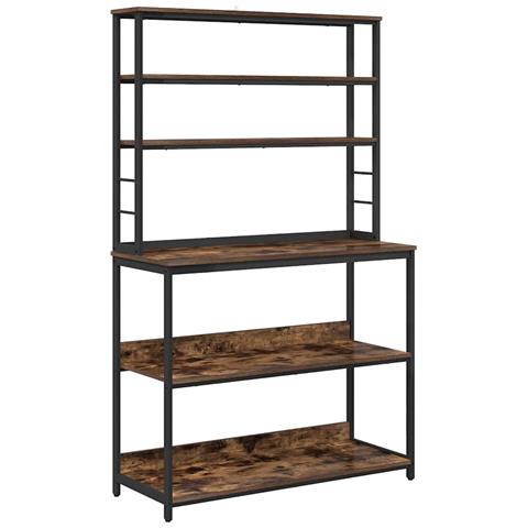 Mensola da cucina Rovere fumé 100 x 40 x 168 cm - Foto 1