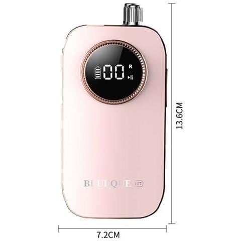Lima Elettrica Portatile Ricaricabile 45000rpm - Fresa Unghie Elettrica Con Display Lcd Pink - Foto 3