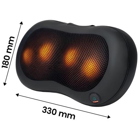 Cuscino Massaggiante Elettrico 24w Con Riscaldamento E Led Ergonomico - Foto 5