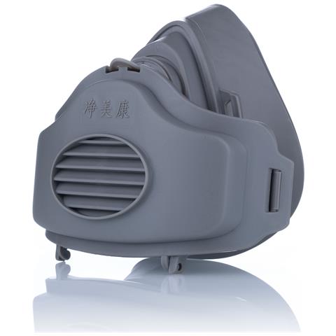 Maschera Protettiva Kn95 - Pieghevole E Riutilizzabile | Silicone Flessibile, Filtri Antipolvere | Per Verniciatura E Lavori Pesanti - Foto 2