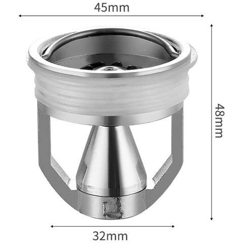 Nucleo Di Scarico A Pavimento Cromato A Levitazione Magnetica (senza Filettatura Con Manicotto) - Foto 2