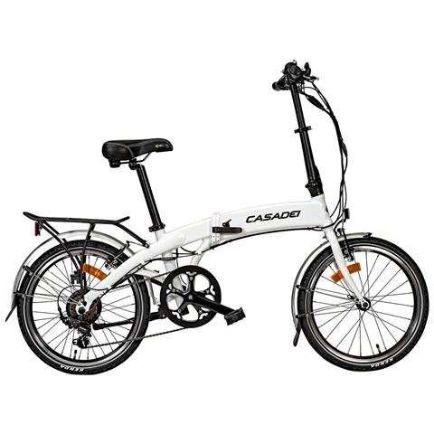 Bici E-bike Pieghevole Misura 20 Batteria Integrata Samsung 36v 10.2ah Motore Bafang 250w 45nm Bicicletta Richiudibile - 31 Bianco - Foto 1