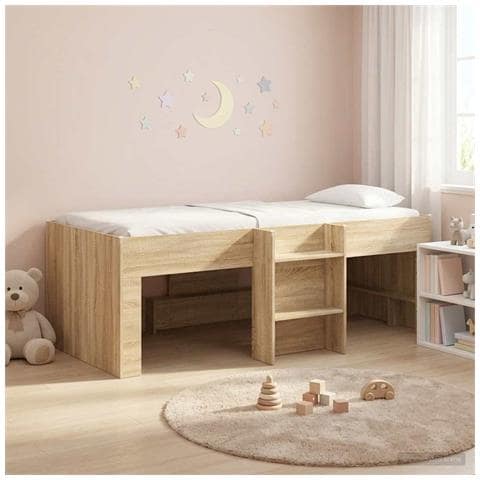Letto Alto per Bambini 2 pcs Sonoma 193 x 96,1 x 68,5 cm - Foto 2