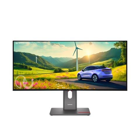 Monitor 34" LCD IPS ThinkVision P34WD-40 Curvo 3440 x 1440 Pixel Wide Quad HD Tempo di Risposta 6 ms Frequenza di Aggiornamento 120 Hz - Foto 1