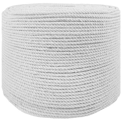 Corda Bianco 0,4 x 0,4 x 10000 cm Cotone - Foto 1