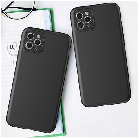 Custodia Soft Case Per Vivo Y16, Sottile, In Silicone, Nera. - Foto 2