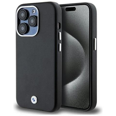 Custodia In Metallo Avvolto Bmw Signature Magsafe Per Iphone 14 Pro Max - Nera - Foto 2