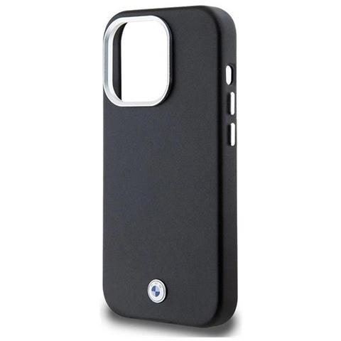 Custodia In Metallo Avvolto Bmw Signature Magsafe Per Iphone 14 Pro Max - Nera - Foto 7
