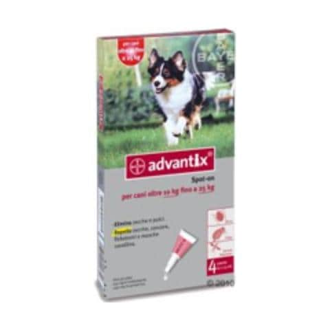 advantix spot on-cani in valva 10-25kg-4pip. ml. 2,5 - Foto 2