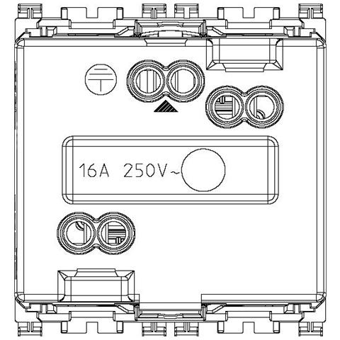 19209 / b - Presa 2p+t 16a P30 Bianco - Foto 4