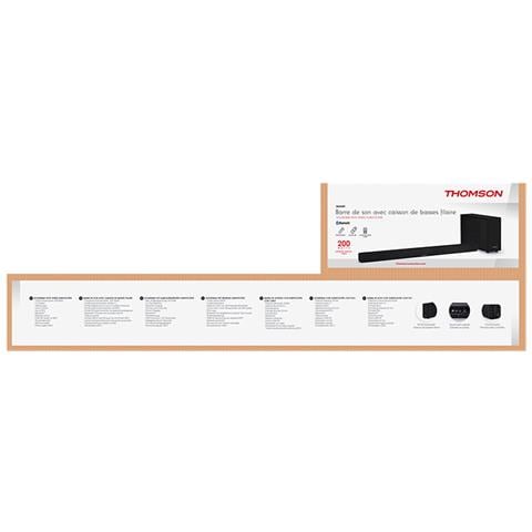 Soundbar SB250BT 2.1 Canali 200 W con Cavo e senza Cavo Colore Nero - Foto 9