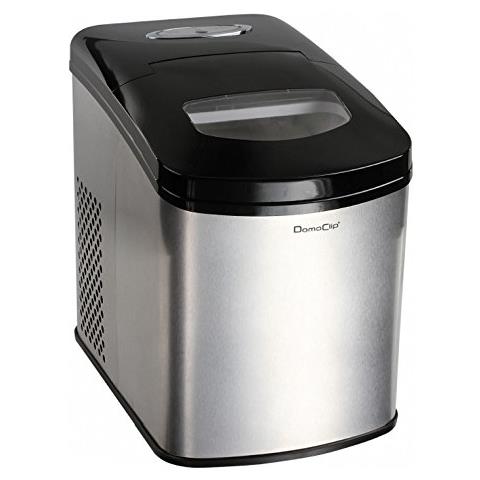 Macchina per il Ghiaccio DOM367 con Capacità 1,7 L Potenza 150 W Colore Nero / Argento - Foto 1