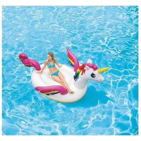 57291EU - Materassino Mare Isola Unicorno Grande, 251x163x145 cm - Foto 3