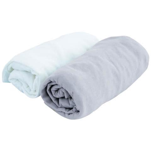 Poyetmotte Lenzuola Con Angoli 120 Cm Bianco / Perla Pezzi - Foto 3