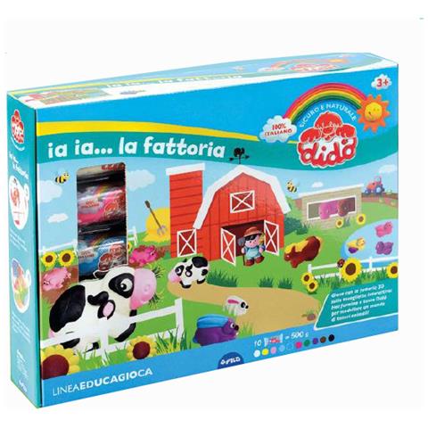 Didò- Fattoria Pasta Modellabile, Colore Assortiti, 350200 & Formine Assortite Dido' - Foto 2