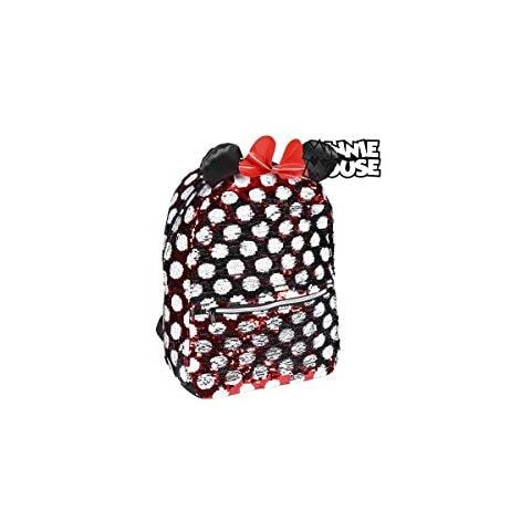 Mochila Lentejuelas Metalizada, Zaino Casuale Minnie Con Paillettes Metallizzato-bambini Unisex Multicolore 31,0 X 41,0 X 13,0 Centimetri - Foto 3