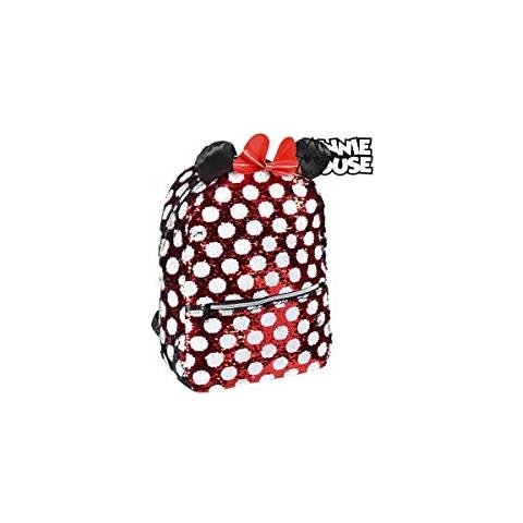 Mochila Lentejuelas Metalizada, Zaino Casuale Minnie Con Paillettes Metallizzato-bambini Unisex Multicolore 31,0 X 41,0 X 13,0 Centimetri - Foto 1