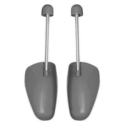 5 Coppie Di Alberi Di Scarpe Di Plastica Barella Scarpa Conformatore Fino A Dimensioni Variabili 44 Grigio - Foto 4
