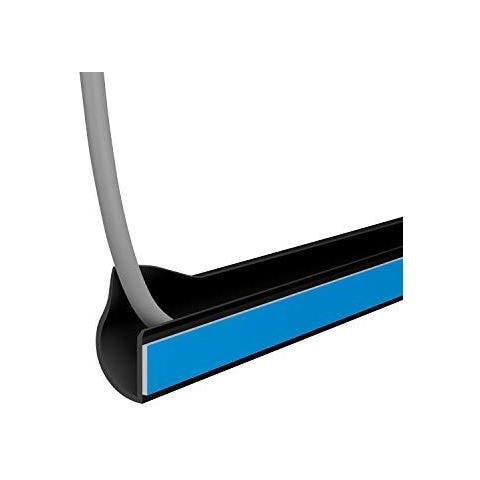 Micro Cabletrac Copertura Via Cavo Popolare Nero Tidy Soluzione Via Cavo Versatile Soluzione Per La Gestione Del Cavo - 20 Mm (w) X 10mm (h) X 1-meter (l) - Nero - Foto 3