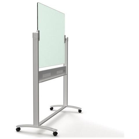 Nobo Lavagna bianca portatile in vetro Diamond 900 x 1200 mm - Foto 1
