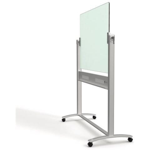 Nobo Lavagna bianca portatile in vetro Diamond 900 x 1200 mm - Foto 2