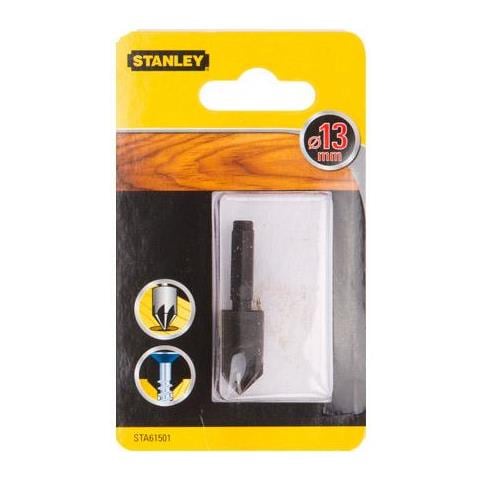 STA61501-XJ, Drill, Countersink drill bit, Legno, Attacco esagonale, Nero, Blister - Foto 1