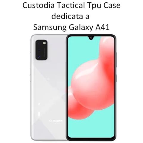 Custodia Originale Tpu Cover Case Per Samsung Galaxy A41 A415 Trasparente - Foto 2