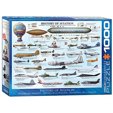 Puzzle Sulla Storia Dellaviazione (1000 Pezzi) - Foto 1