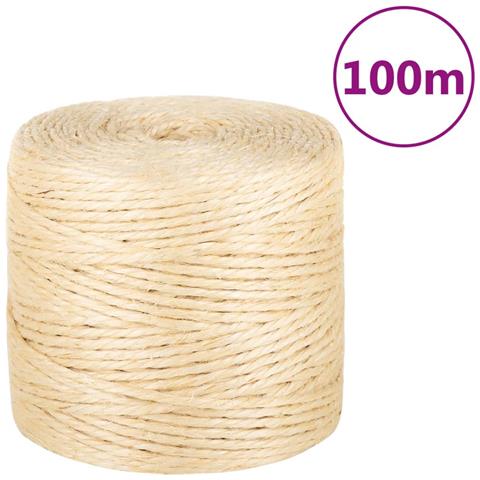 Corda In Sisal 100% 4 Mm 100 M - Foto 1