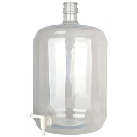 Bottiglia Di Fermentazione, Bottiglia Di Vetro Pet 23 Litri Con Rubinetto 5/16-7/16 - Foto 1