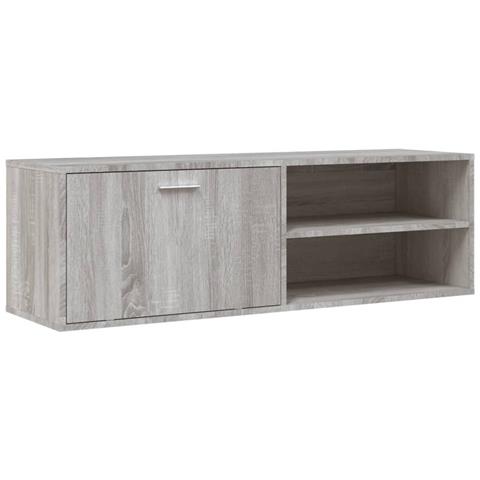 Mobile Porta Tv Grigio Sonoma 120x34x37 Cm In Legno Multistrato - Foto 2