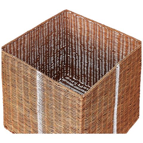 Set Di 3 Scatole Rattan Marrone Cadeau - Foto 8