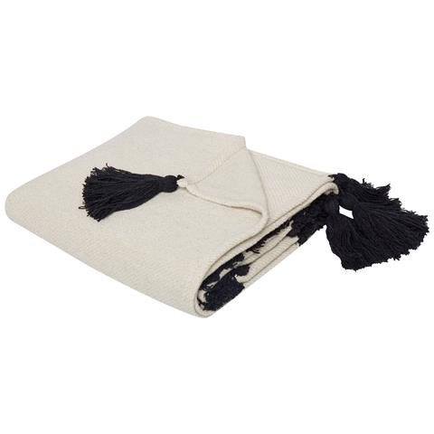 Coperta Sedio Cotone 125 X 150 Cm Bianco - Foto 9