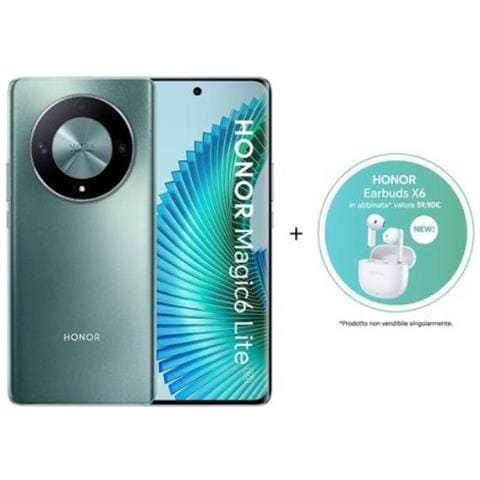 Magic6 Lite 5G 512GB 8GB Ram Display 6.78" Dual Sim USB Type-C 5300 mAh Emerald Green + EarBuds X6 (Bundle) - Foto 1
