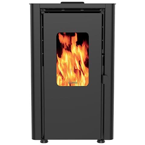 Stufa A Pellet Di Legno Nero Da 6,1kw - Orphee 6 Noir - Foto 1