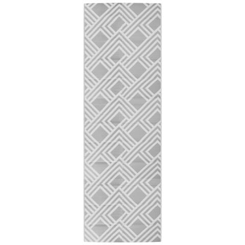 Tappeto Da Esterni Grigio 80x250 Cm In Pp - Foto 2