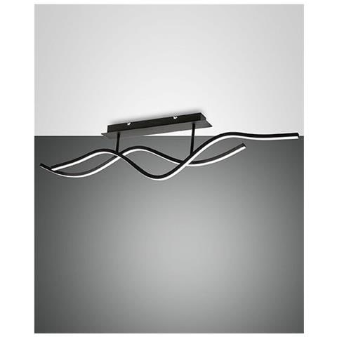 Plafoniera A Sospensione A Led Sinuo 36w Nero 3666-65-101 - Foto 2