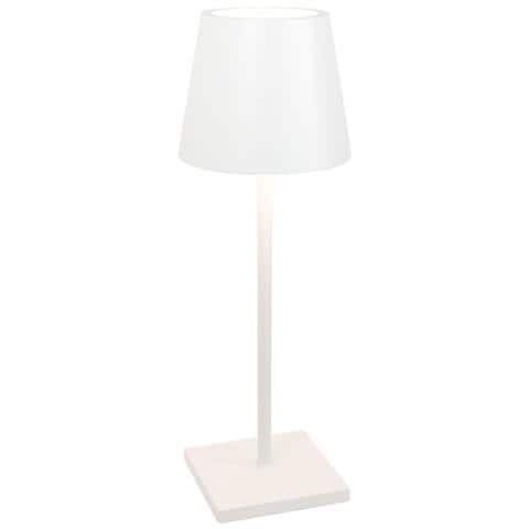Lampada A Led Da Tavolo Poldina L Desk Bianca Ricaricabile E Dimmerabile Con Batteria Fino A 12 Ore - Foto 1