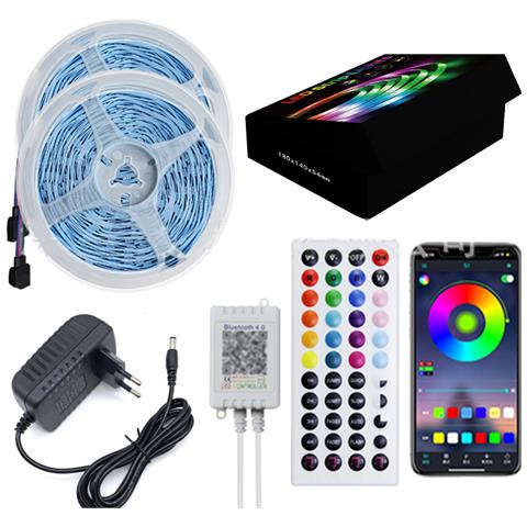 Kit Strisce Led 30m Con Controllo App Bluetooth - Foto 1