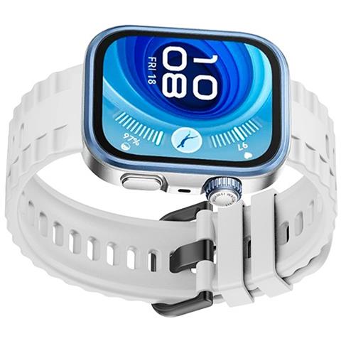 Cinturino In Silicone Compatibile Con Huawei Fit 4 Pro: Sportivo, Confortevole E Resistente White - Foto 2